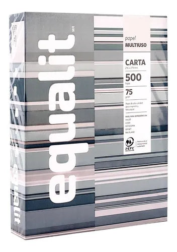 Resma carta Equalit 500 hojas
