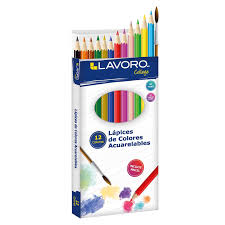 Lapices de colores 12 unidades LAVORO