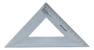 Escuadra Artesco de 60° x 20 cm